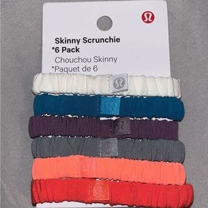 COPY - BNWT Skinny Scrunchie *6 pack Lululemon!!